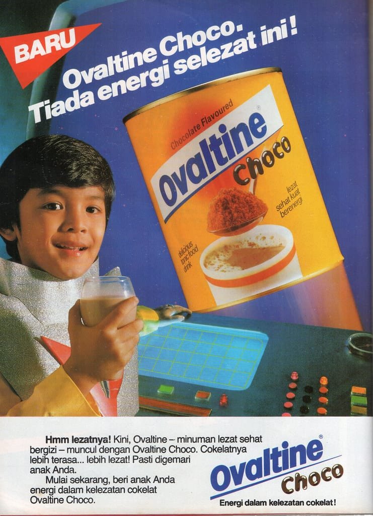 Kemasan Ovaltine tahun 1985