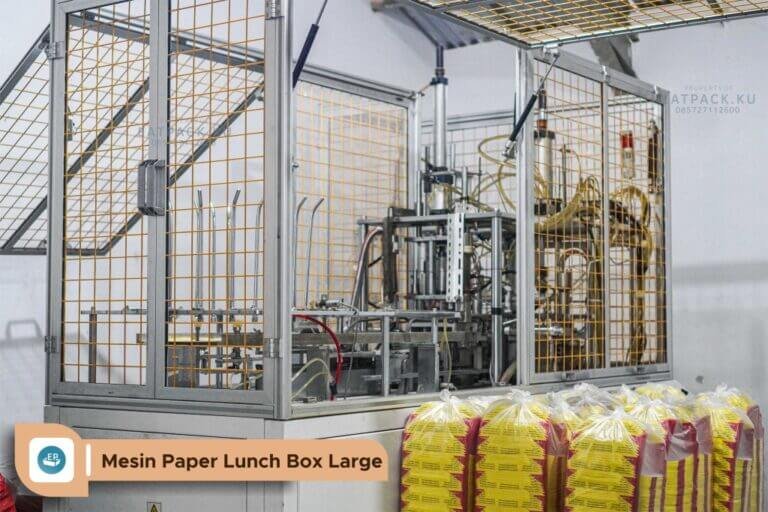 Mesin paper lunch box large